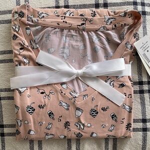 Cleo Pink Printed Women's Pajama Set